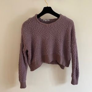 Lightweight lavender pullover sweater
